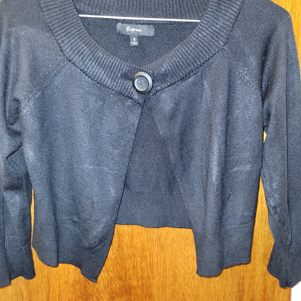 Sweater Jacket Single Button